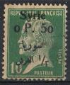 Syrie 1924; Y&T n 143; surcharge 0.50pi sur 30c Pasteur