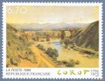 Jean-Baptiste Corot 1796-1875 Le pont de Narni - Yvert & Tellier n 2989