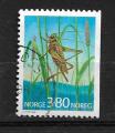 Norvge N 1233 insectes  sauterelle  1998