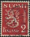 Finlandia 1937.- Len. Y&T 192. Scott 173. Michel 197.