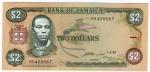 **   JAMAQUE     2  dollars   1993   p-69e    UNC   **
