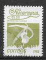 NICARAGUA - 1983 - Yt n 1254 - Ob - Fleurs : brassavola nadosa