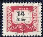 Hongrie 1965 Oblitr Used Postage Due 14 Fillr hongrois SU