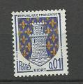 France timbre n 1351A oblitr anne 1962 Armoiries : Niort