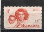 Timbre Colonies Franaises / Madagascar / 1946 / Y&T N311.