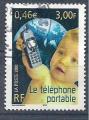 2001 FRANCE 3374 oblitr, cachet rond, portable