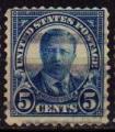 -U.A./U.S.A. 1927 - Roosevelt, Dent/Perf 11x10.5 - YT 232B / Sc 637 