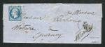 Rare lettre de Médéah ( Algérie 1857 ) pour Epernay - Cachet PC 3727