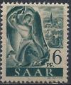 Sarre - 1947 - Y & T n 198 - MH (traces rousses au dos)