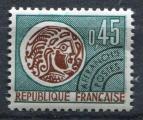 Timbre  FRANCE Pr Oblitr 1971  Neuf *  N 132   Y&T  Monnaie Gauloise 