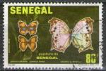 **   SENEGAL    80 F  1982  YT-569  " Papillons du Sngal "  (o)   ** 