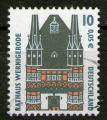 **   ALLEMAGNE    10 pf  2000  YT-1972  " Wernigerode - Mairie "  (o)   **