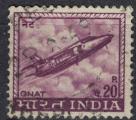 Inde 1967 Oblitr Used GNAT Jet Fighter Avion militaire lger SU