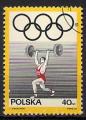 TIMBRE POLOGNE Obl  J O 1968 Jeux Olympiques 