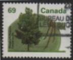 Canada 1994 - Arbre & fruit : caryer ovale - YT 1357 