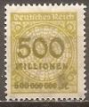 allemagne (empire) - n 305  neuf/ch - 1923