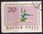 HONGRIE N 1539 o Y&T 1963 Championnat d'Europe de patinage artistique  Budapes
