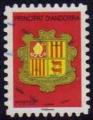 Andorre Fr 2007 - Armoiries/Coat of arms, adhsif, petit format, obl. - YT 638 