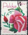 Pologne 2005 Oblitr rond Used Rose brode broderie Lowickie