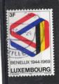 Timbre Luxembourg Oblitr / 1969 / Y&T N743.