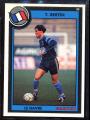 Carte PANINI Football N 85   1993   T. BERTIN  Le Havre  fiche au dos