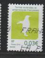 T A A F timbre n 787 oblitre anne 2016 "10e Anniversaire Reserve TAAF