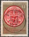 Autriche/Austria 1965 - 600 ans de l'Universit de Vienne, sceau - YT 1017  