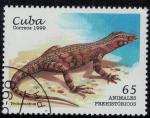 Cuba 1999 Oblitr Used Animaux Protosuchus Reptile teint SU