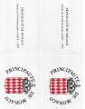 Monaco : Carnets n 3 et 4 neuf xx anne 1989. Ont t plis