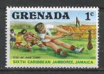 GRENADE - 1977 - Yt n 750 - N** - Jamboree ; Jamaque ; lutte  la corde