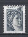 FRANCE - 1978 - Yt n 1962 - N** - Sabine de Gandon 0,01c gris fonc