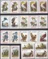 HATI Lot de 27 timbres de 1975 neufs(*) sur les oiseaux