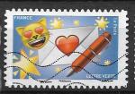 France N° 1561 Emoji courrier du coeur 2018