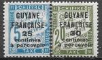 Guyane -1925 - YT TT n  5/6  *