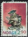 Norvge 1988 Oblitr Ludvig reading a letter lisant un courrier Y&T NO 965 SU