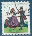 Allemagne N°928 Europa - Couple de danseurs d'Allemagne du sud oblitéré