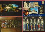 CPM, DREUX : Lot de 4 cartes, Chapelle Royale, multivues et vitraux 