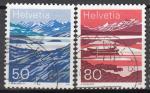Suisse 1991  Y&T  1387/88  oblitrs