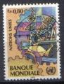 Nations Unies - Bureau de Genve - 1989 - YT 173 - Banque Mondiale - tlviseur
