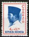 **   INDONESIE    4+3,50 rp  1965  YT-416  " Prsident Sukarno "  (N)   **