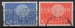 SUISSE N 666 et 667 o Y&T 1960 EUROPA