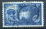 Timbre ETATS UNIS 1955  Obl   N 593  Y&T   