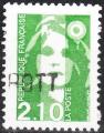 FRANCE - 1990 - Yt n 2622 - Ob - Marianne du Bicentenaire 2,10 F vert