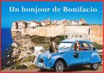 Auto Citron 2 CV ( devant les falaises de Bonifacio en Corse ) Carte neuve TBE