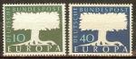 ALLEMAGNE N140/141* (europa 1957) - COTE 2.80 
