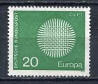 Timbre  ALLEMAGNE RFA  1970  Obl   N  483   Y&T  Europa 1970