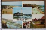 CP UK - Whitley Bay Promenade jardins plage multivues