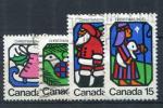 Timbre CANADA  1973  Obl  N 515  518 Srie 4 val   Y&T  Nol 