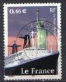 FRANCE 2002 - YT 3473 (o) - Paquebot le France - thme bateaux