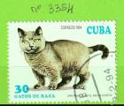 CHATS - CUBA  N3354 OBLIT